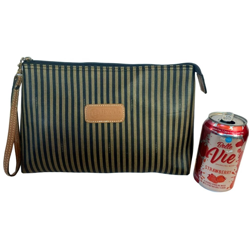 Fendi Black and Tan Striped Women's Bag - Picture 7 of 7